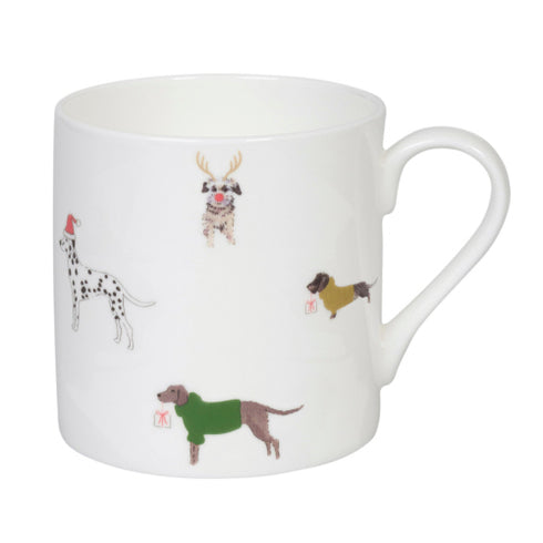 * Christmas Dogs Large Mug